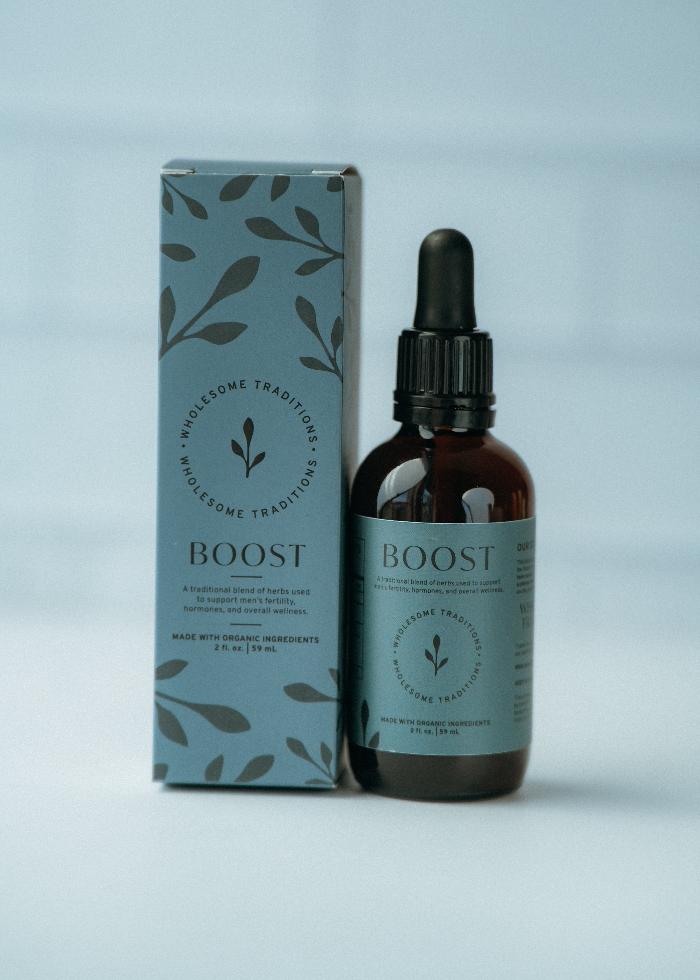 Boost with Box White Background