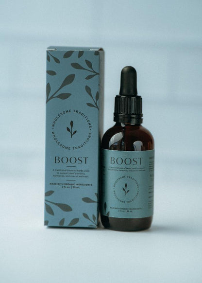 Boost with Box White Background