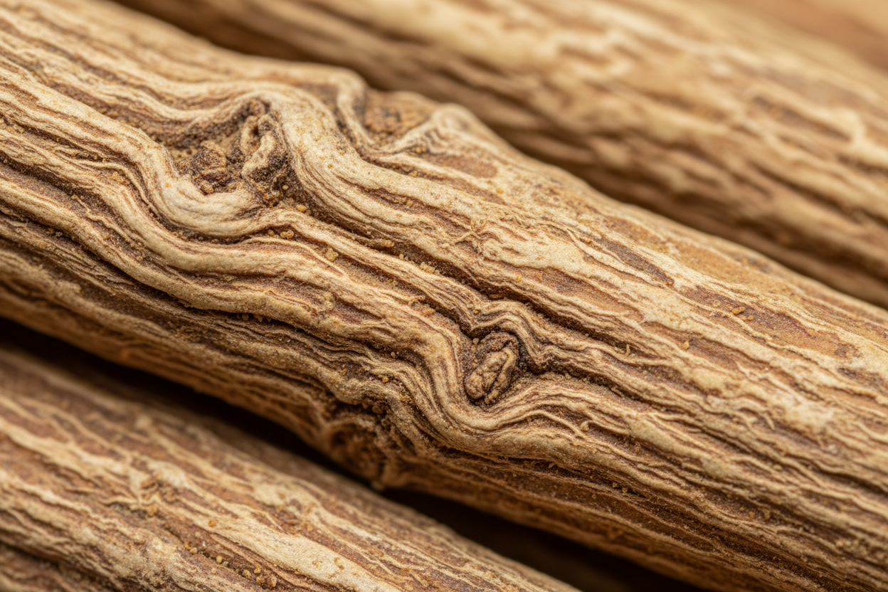 macro of licorice Root