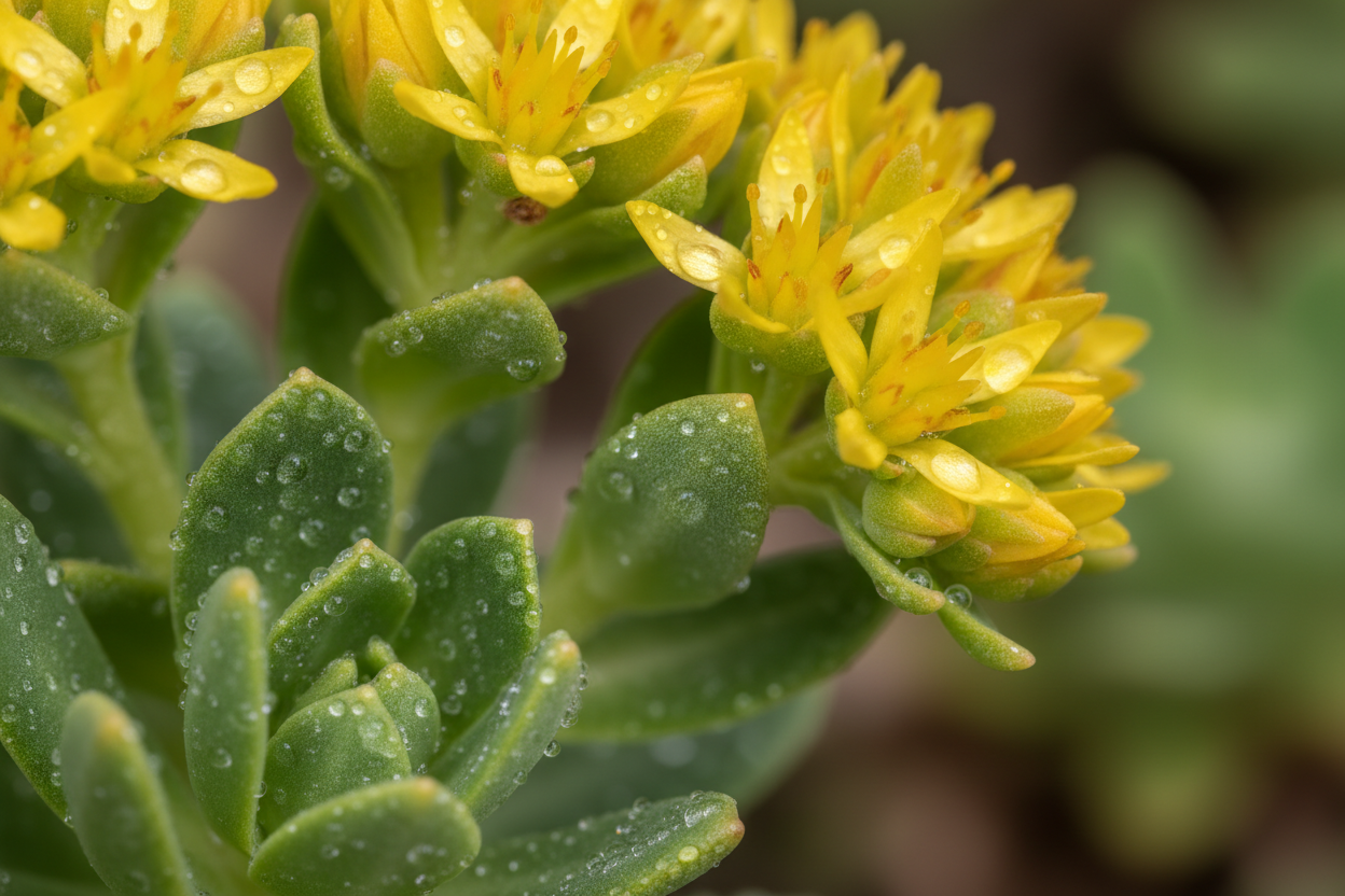 macro of Rhodiola