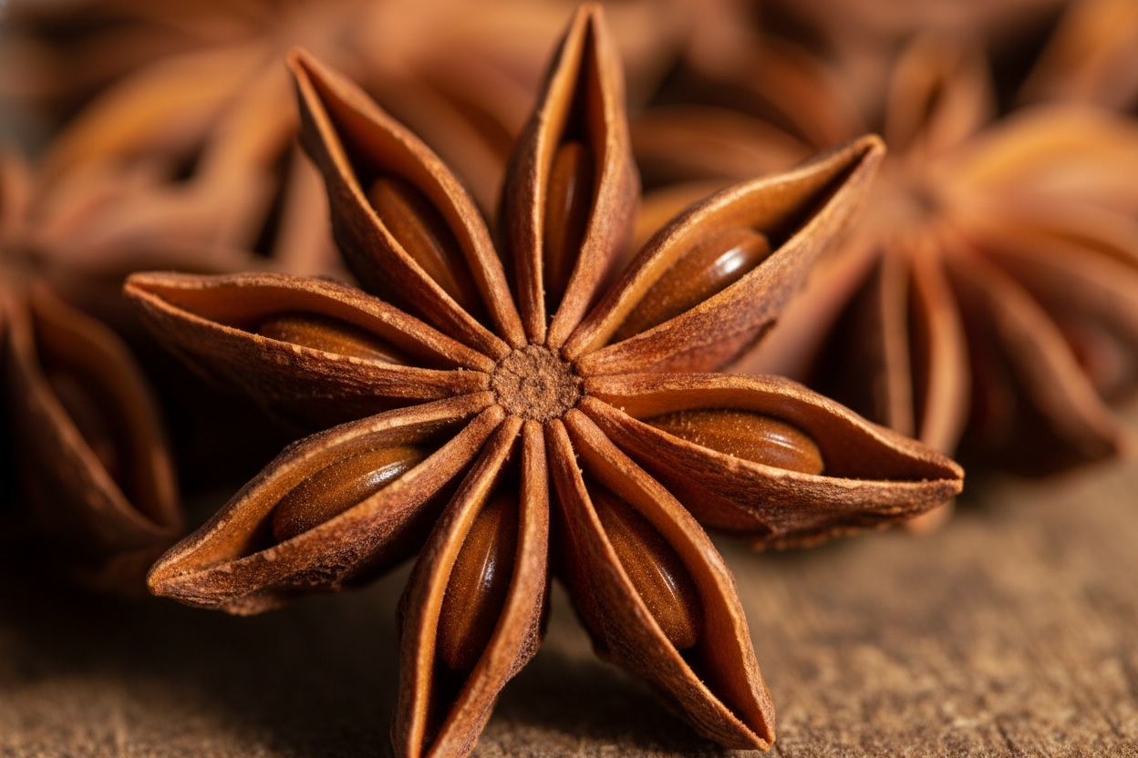 Star Anise macro